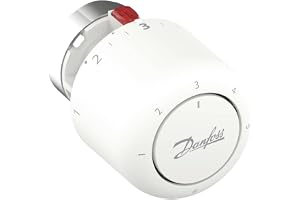 Danfoss Aero RAV click, termostathuvud med inbyggd sensor, 34 mm halsdiameter