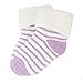 Eleery Unisex Baby Newborn Children 6 Pack Striped Non Slip Terry Socks Candy Color Soft Thicken Socks (Age 0-1)