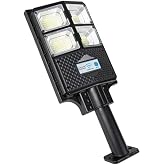 120W Solar Powered LED Street Light| Waterproof, Sensor, controlled