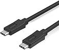 AUKEY USB C Kabel auf USB C 0,9M f&uuml;r Type C Ger&auml;te inklusive dem neuen MacBook, Google Chromebook Pixel Nokia N1 Tablet usw. Schwarz
