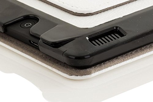 Forefront Cases® Neue Leder Drehbar Hülle / Tasche / Case / Cover für Amazon Fire HDX 8.9 Tablet (November 2014) – Rundum-Geräteschutz und intelligente Auto-Sleep-Wake-Funktion mit 3-JAHRES-GARANTIE VON Forefront CASES – inkl. Eingabestift - 7