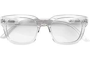 LONDON MOLE Eyewear | Tricky Reading Glasses | Rectangular Glasses | Cool Readers | Stylish Reading Glasses | Men's Women's Unisex | Spring Hinges