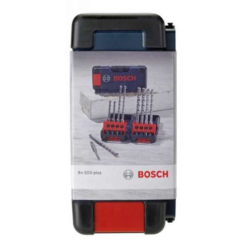 Bosch 2607019902 Hammerbohrer 2 607 019 902 SDS-Plus-3 Tough Box 8, 1 W, 240 V - 2