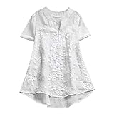 t shirt damen Lady-Fit T-Shirt Damen T-Shirt Bluse Beiläufiges Hemd Langarm O-Ausschnitt Schulterfrei Oberteile Tops Damen T-Shirt Baumwolle mit Schöne Blume Aufdruck Damen girl Rundhals Top Sommer weich T-Shirt Oversize Funny Crew Neck Print Kurzer Sweatshirt Damen Sommer Kurzarm T-Shirt