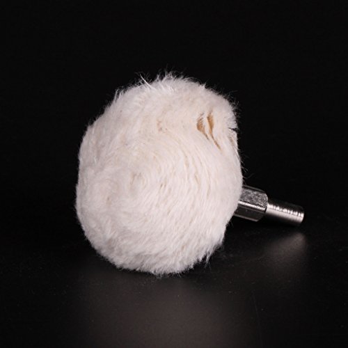 SPTA 9-teilig Hartmetall Reinigung & Polieren Mop Rad Set Fur Rotary Werkzeug Manifold, Aluminium, Edelstahl, Chrom - 8