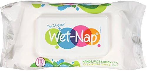 Wet-Nap Hands and Face Cleansing Wipes, 110 sheets ( Pack of 2 )