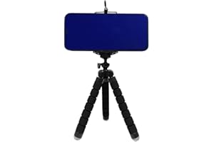 YIYIWANG Handy-Stativ Flexibles Octopus-Stil Tragbare Mini-Reisestativ Kamera Halterung für Smartphone GoPro und Digitale Kameras, Ideal für Outdoor-Videoaufnahmen (Schwarz)