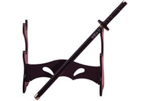 hanaiette 1 stylo gel Demon Slayer modèle d'arme pour cadeau, collection, écriture avec support d'épée (Kamado Tanjirou 2)