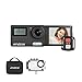 Produktbild Andoer AN300 4K WiFi 16MP Action Kamera Novatek 96660 Dual Display 2 "Dreh LCD 170 ° Weitwinkel 30m wasserdicht mit Fernbedienung Hard Case Unterstützung Zeitraffer Zeitlupe