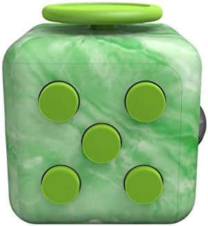 Fidget Cube EDC ADHD Autism Toy Relieves Stress and Anxiety Attention Toy for Work Class Home(Jade Green)