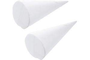 USHOBE Styropor Kugeln 2 Pack Styropoam für Schaumbaum Kegel für DIY ?e Schaumkegel Styropoam Coe Formt Basteln für Home Party Kinder Tag Weihnachten Platten Takis Chips