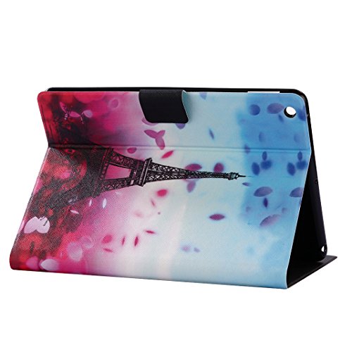 iPad Mini 3 Flipcase, iPad Mini 2 Flipcase, iPad Mini Flip Bumper, Moon mood® Automatischen Schlaf / Wake Ledertasche für Apple iPad Mini 1/2/3 7.9 Zoll, PU Leder Cover Folio Handyhülle Gemalt Muster Premium Bumper Handytasche Backcover Tasche Stand Etui im BookStyle Case mit Brieftasche Standfunktion Halter Kreditkarte Slots und Magnetverschluss Cover mit Weich TPU Innere Auto Wakeup / Untätigkeit -Funktion Fall Etui Tasche für iPad Mini 1/2/3 (nicht für iPad Mini 4) - 4