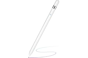 Touch-Stift für iPad, m MU mit Neigungsempfindlichkeit & Handflächenabstoßung & Magnetischer Stylus Stift, für iPad 6th, iPad Pro 3, iPad Air 3, iPad Mini 5/Weiß