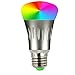 Produktbild FSM88 WiFi-Smart-Glühlampe, dimmbares RGB-Smartlight, B22 / B27 / E26 / E27-Bajonett, APP-Fernbedienung und Sprachsteuerung über Amazon Alexa und Google Home. Kein Hub erforderlich,Silver,E27