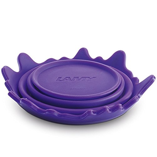 LAMY Deckfarbkasten aquaplus mit 12 Farben / Schul-Set (+ Wasserbecher, Violett) - 4