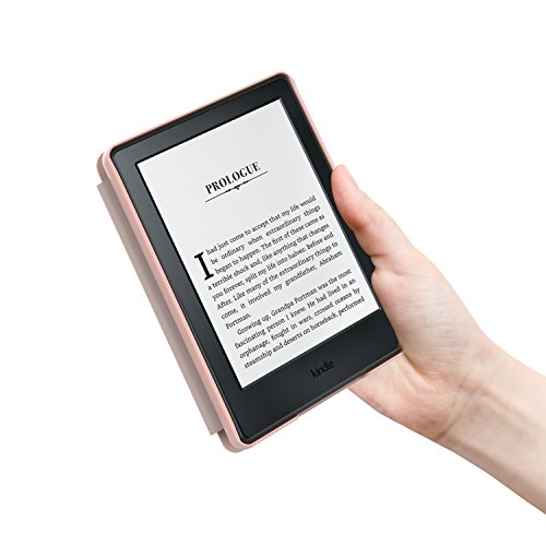 MoKo Hülle für Kindle 8 Generation – Die dünnste und leichteste Schutzhülle Smart Cover mit Auto Sleep / Wake für der Neue Amazon Kindle (8. Generation – 2016 Modell) 6 Zoll eReader, Rose Gold - 8