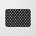 Produktbild JIEKEIO Gamer Pattern (White on Black) Bathroom Bath Door Mat Rug 23.6(L) X15.7(W) Inch,40cmx60cm