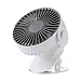 Produktbild Meilily USB Fan Mini Portable Desktop Cooling Desk Quiet Office Computer wiederaufladbarer elektrischer Ventilator biegsamer, Perfekter persönlicher Fan,Einfaches Design (Weiß)