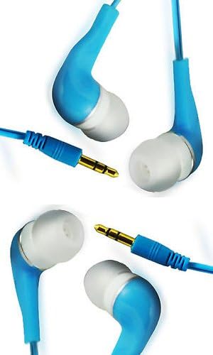 Baby Blue 3.5mm headphones (earbuds) for Google Nexus 9 by Digi Pig
