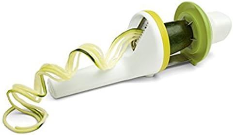 Angeloo Spiral Slicer With 3 Pasta Styles Twist Handheld Spiralizer Vegetable Slicer New Ergonomic Design (3 IN 1 Spiralizer)