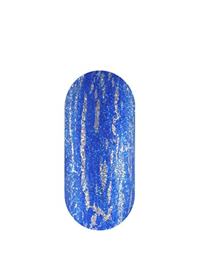 NDED Crackle Lack – Profi Crackling Nagellack – Crackle Top Coat für Nägel im Vintage-Look, Pacific Blue, blau, 15 ml, UV geeignet, lufthärtend - 2