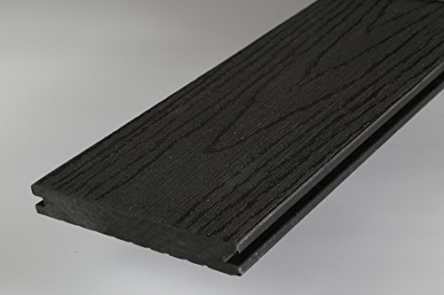 WPC Terrassendiele Volldiele Inovation 138 x 19 mm Musterbox mit allen Systemteilen - 3