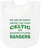The Bees Tees Baby's Bib: Two Teams Celtic