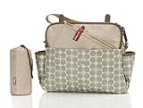 Babymel Wickeltasche Molly Floral Dot Grey BM9205 - 7