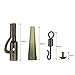 Lixada Pêche Set Lead Clips Tail Tubes en Caoutchouc de Sécurité avec...