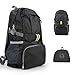 Produktbild Welltop Faltbar Rucksäcke Reisen Klein Faltbare Wanderrucksack Herren Kinder Damen Tagesrucksack Trekkingrucksäcke Daypack Backpack Foldable Außen Reise Radfahren Reisen Wandern Beutel 35L-Nachts