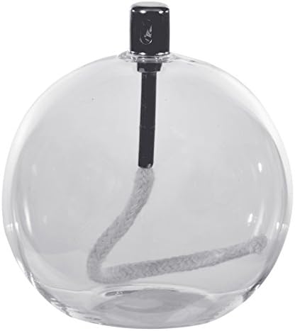 White Dino, Ball, Metal and Glass Oil, transparente Bulb (Clear), 15 x 15 x 16 cm