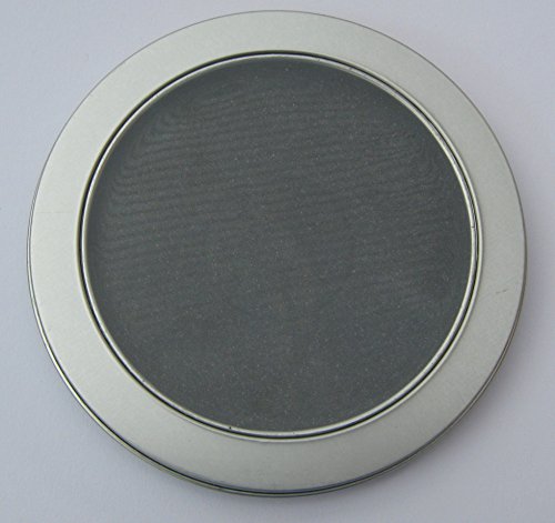 Kronenberg24 Runde Metall CD Hüllen Metallbox mit Fenster 20 Stück Packung