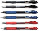 El bolígrafo de gel retráctil de Pilots Best Selling cuenta con tinta de gel suave sin ácidos, con bola de carburo de tungsteno y agarre ergonómico acolchado para mayor comodidad y experiencia de escritura viva y libre de obstrucciones desde el principio hasta el final.