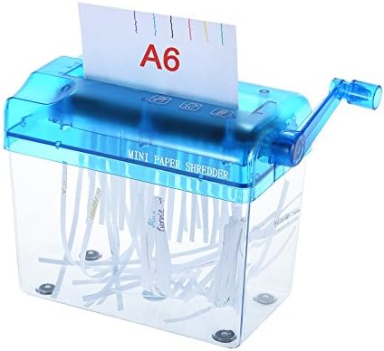 Aibecy A4 A6 Manual Hand Paper Shredder Document File Handmade Straight Cutting Machine Tool for School Office Home Use (A6)