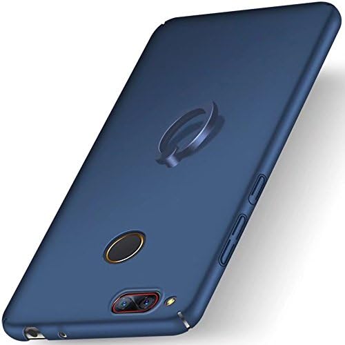 XMT ZTE Nubia Z17 Mini 5.2" Case,PC Hard Gel Back Case Cover with Ring Stand for ZTE Nubia Z17 Mini Smartphone (PCDK-Blue)