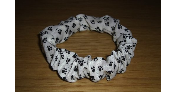 paw print scrunchie