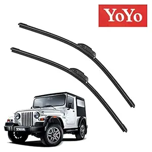 YoYo Car Wiper Blades for Mahindra Thar Set of 2 Pcs R 14 L 14