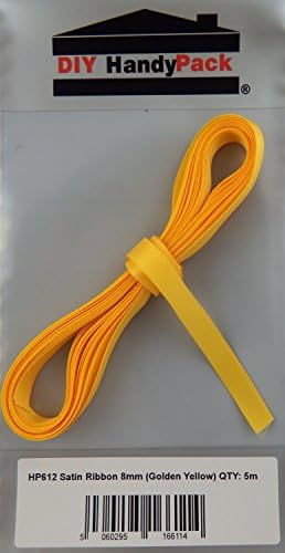 DIY HandyPack - 8mm Satin Ribbon GOLDEN YELLOW