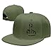 Produktbild Nubia die Fluchen Mittelfinger Sunbonnet Gap verstellbar Snapback Flexfit Flache Mütze natur, Herren, ForestGreen