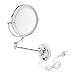 Segolike 8inch Bathroom Makeup Mirror with LED Light, Wall Mount 3x / 5x / 7x Magnification Vanity Mirror, Chrome/ Bronze Finish - chrome finish - 7x magnification RS.4320.00