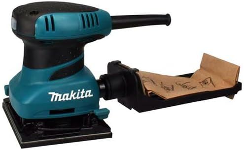Advanced Makita BO4555 Palm Sander with Hook &amp; Loop + Clamp Fixing 200w 240v [Pack of 1] --