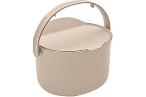 SKAZA EXCEEDING EXPECTATIONS. Skaza Bokashi - Vassoio per composto, 3,3 l, colore: Capuccino