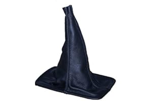 THE TUNING-SHOP Pour Toyota Celica 1994–98 Gear Guêtres Noir en Cuir Italien