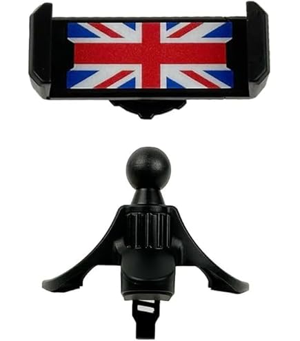 Telefoonhouder Bruce & Shark metalen materiaal stabiel Union Jack Telefoonhouder Bruce & Shark metalen materiaal stabiel Union Jack