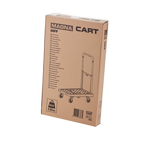 Magna Cart MFF robuste, faltbare Transportkarre aus Aluminium, kompakt, platzsparend, leichtgewichtig, Ladekapazität 135kg - 7