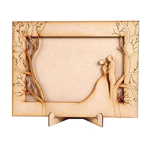 Kevim MDF Wooden Customized Photo Frame For Home & Office Table Top Decoration | Wooden Photo Frame Gifts For Birthday Marriage Anniversary (Couple)