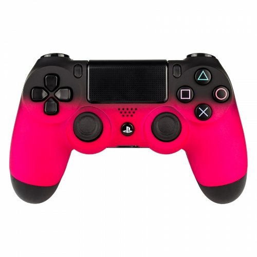 Preisvergleich Produktbild PS4 Oberschale für Dualshock 4 Controller - Soft Touch Shadow Pink