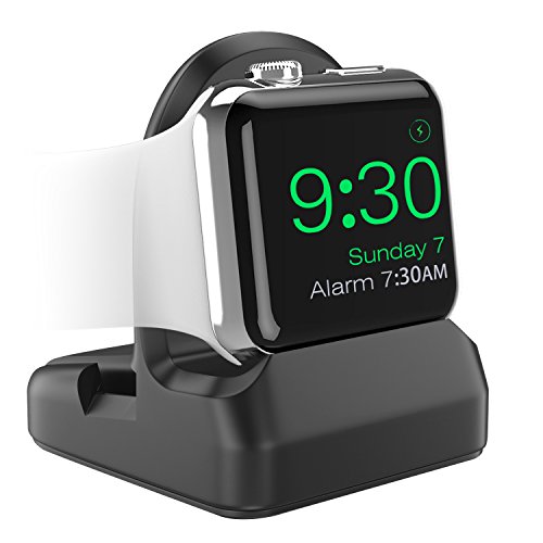 MoKo Apple Watch Serie 1 2 Soporte - Port til Antideslizante Base de Carga Resistente-Ara azos TPU Charging Dock con Ranura de Alambres Compatible con para Apple Watch 38mm 42mm 2015 2016 Negro reviews MoKo Apple Watch Serie 1 2 Soporte - Port til Antideslizante Base de Carga Resistente-Ara azos TPU Charging Dock con Ranura de Alambres Compatible con para Apple Watch 38mm 42mm 2015 2016 Negro
