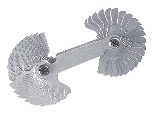 Silverline 245110 Kombi-Gewindelehren, Whitworth-Regelgewinde und metrisch 0,25 – 6 mm / 4 – 62 BSW - 2