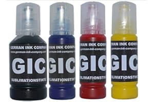 SKYVOV Sublimationstinte für Ecotankdrucker - GIC Starterpack mit 350ml für (102) ET-2700, ET-2750, ET-3700, ET-3750, ET-4750 (104) ET-2710/2711/4700 (105/106) ET-7700, ET7750